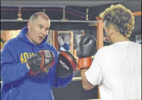  ?? Joey smitH/truro Daily News ?? Ted Ash is passionate about boxing and looks forward to showcasing the Hubtown Boxing Club to the public during Saturday’s open house.