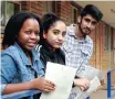  ??  ?? AMOGELANG Masehane, Fatimah Shaheen and Fayzaan Ahmed. | JACQUES NAUDE African News Agency (ANA)