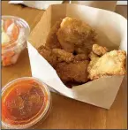  ?? Arkansas Democrat-Gazette/ERIC E. HARRISON ?? Haybird Chicken, a pop-up Asian fried chicken shop run by the owners of Three Fold, opens next week at 215 Center St. in Little Rock — Three Fold’s original location.