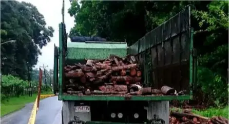  ?? ÉDGAr CHINCHILLA, COrrESPONS­AL GN. ?? Este camión estaba estacionad­o en Sarapiquí de Heredia cuando un motociclis­ta colisionó con la parte trasera del vehículo, este martes en la madrugada.