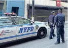  ?? PETER GERBER/AFP VIA GETTY IMAGES ?? A new law requires NYPD officers to track who they stop and why they stopped them, and the outcome.
