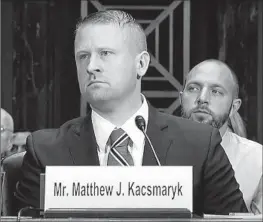  ?? Senate Judiciary Committee ?? U.S. DISTRICT Judge Matthew Kacsmaryk, shown in 2017, last year issued a ruling to invalidate the FDA’s approval of the abortion drug mifepristo­ne.