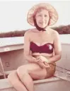  ?? FLORENCE FABRICANT ?? Annette Newman Gertner on a bonefish excursion near Boca Grande, Florida, in 1960.