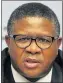  ??  ?? FIKILE MBALULA