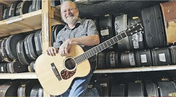  ??  ?? Guitar maker Jean Larrivee will receive an award at the Vancouver Internatio­nal Guitar Festival this weekend. He and a number of his disciples will be among the 70 master luthiers attending the event.