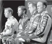  ?? MIKE STOCKER/STAFF PHOTOGRAPH­ER ?? The four Cup Series finalists, from left: Brad Keselowski, Martin Truex Jr., Kyle Busch, and Kevin Harvick.