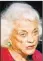  ??  ?? Sandra Day O’connor