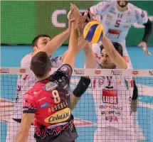  ?? TARANTINI ?? Civitanova-Perugia, finale della Supercoppa 2017