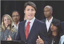  ?? ANDREW VAUGHAN LA PRESSE CANADIENNE ?? Justin Trudeau a de nouveau défendu le coût de ses vacances.