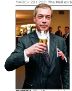  ??  ?? SWITCH: Nigel Farage is turning to the carbon offsetting market