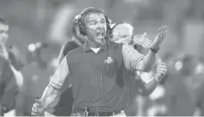  ?? OGROCKI/AP
SUE ?? Jacksonvil­le hired former Ohio State coach Urban Meyer on Thursday.