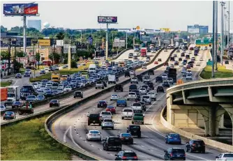  ?? Michael Ciaglo / Houston Chronicle ?? A project to widen Interstate 45 north of Interstate 10 is among those that could get added toll lanes if the Legislatur­e renews TxDOT’s authority to make special developmen­t agreements.