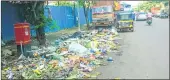  ??  ?? Heaps of garbage lying unattended in Bhayandar.