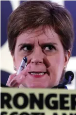  ?? ?? Costly obsession: Nicola Sturgeon