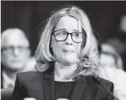  ??  ?? Christine Ford, acusadora principal en contra del juez.