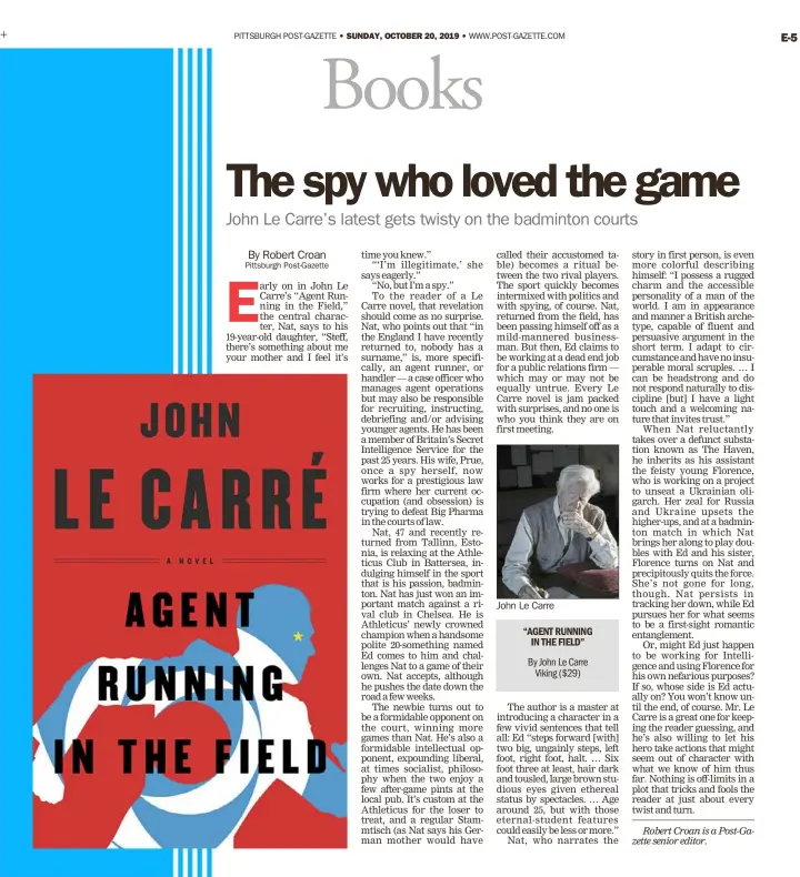  ??  ?? John Le Carre