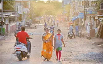  ?? —DC ?? A view of the west Venkatapur­am road which has not been repaired, despite it coming under the Municipal Corporatio­n. An example of haphazard urban planning.