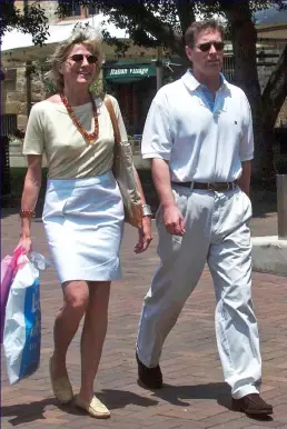  ??  ?? EPSTEIN LINK: Lynn Forester de Rothschild with Prince Andrew