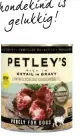  ??  ?? Nessie die Skotse terriër eet Petley’s ryk aan Beesstert in sous V15818 Wet 36/1947