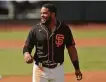  ?? Carlos Avila Gonzalez / The Chronicle ?? Outfielder Heliot Ramos, 22, has been added to the Giants’ 40-man roster.