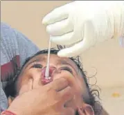 ?? DHEERAJ DHAWAN/FILE ?? ■
Sample being taken from a child for Covid test.