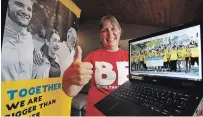  ?? CLIFFORD SKARSTEDT EXAMINER ?? Alison Payne, senior manager at the Canadian Cancer Society, invites the community to join Relay At Home, a reimagined virtual event that supporters can enjoy from the comfort of home.