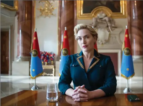  ?? ( HBO) ?? Kate Winslet as Chancellor Elena Vernham in the HBO series “The Regime”