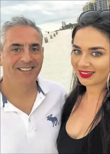 ??  ?? Hollie and her dad, Ian Bennett, whose own background persuaded her to become a donor in 2016 when she helped a couple have a baby daughter