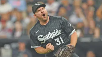  ?? GETTY IMAGES ?? Hendriks, who had Tommy John surgery, is aiming to return by or before Aug. 2 for the Red Sox.