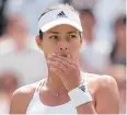  ?? REUTERS ?? Ana Ivanovic of Serbia.