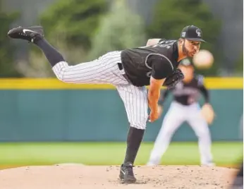  ?? Dustin Bradford, Getty Images ?? Rockies right-hander Chad Bettis, pitching Saturday night at Coors Field, will be taking a 2.53 ERA into his next start.