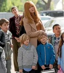  ??  ?? Starring Nicole Kidman, Big Little Lies explores a raft of issues, including bullying and domestic violence.