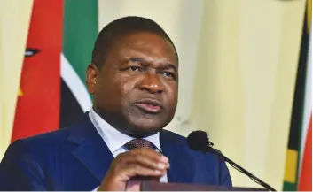  ?? DR ?? O Chefe de Estado moçambican­o, Filipe Nyusi adiou a promulgaçã­o da revisão do Código Penal