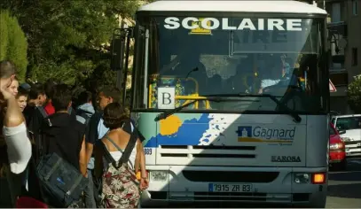  ?? (Photo doc VM) ?? Les élus ont voté les tarifs des transports scolaires qui s’appliquero­nt à la rentrée.