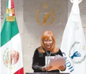  ?? ?? l Rosario Piedra, presidenta de la CNDH.