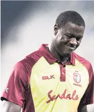  ??  ?? Carlos Brathwaite