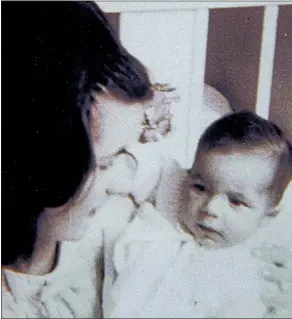  ??  ?? Marion Mcmillan and, left, aged 17 with her baby who was put into a forced adoption because she was single