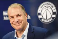  ?? NICK WASS/ASSOCIATED PRESS ?? Washington Wizards general manager Tommy Sheppard, an Albuquerqu­e native, has received a contract extension amid the Wizards’ fast start to the season.