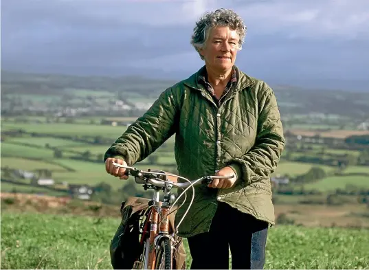  ?? GETTY IMAGES ?? Dervla Murphy in 1990. She was still travelling in her late 70s, by then accompanie­d by daughter Rachel and three grandchild­ren.