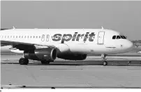  ?? PHOTO: REUTERS ?? The low-cost carrier, Spirit Airlines began operating flights from Philadelph­ia Internatio­nal Airport to Detroit in April 2016, offering one-way fares for less than $100, in some cases
