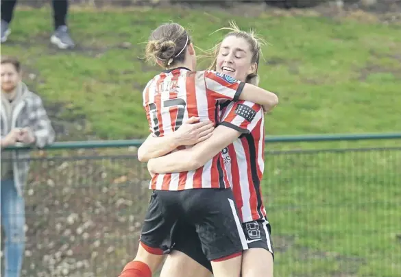  ?? ?? Sunderland Women in action. Picture by Kasey Taylor and Sunderland AFC