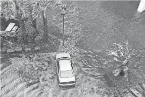  ?? PAUL DAVIDSON/USA TODAY ?? Paul Davidson’s Toyota Camry was flooded in Pawleys Island, S.C., during Hurricane Ian.