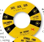  ??  ?? Presley’s predecesso­rs: Sick, Sick, Sick, the Sweeney single that started the author’s admiration, plus (from top) Sam Phillips, Elvis, Marion Keisker; The Prisonaire­s, with Johnny Bragg (centre); The Orioles with Sonny Til (back row, far right); The...