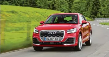  ?? Foto: Audi AG ?? Palette abgerundet: Mit dem Q2 ist seit Ende 2016 das kleinste SUV von Audi auf dem Markt.