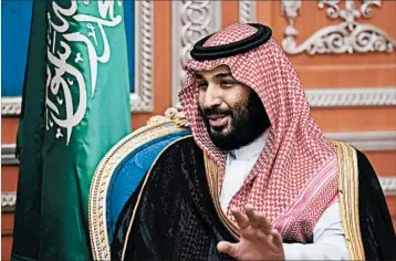  ?? FAYEZ NURELDINE/GETTY-AFP ?? Crown Prince Mohammed bin Salman’s recent actions have exacerbate­d the Middle East’s deep sectarian divides.