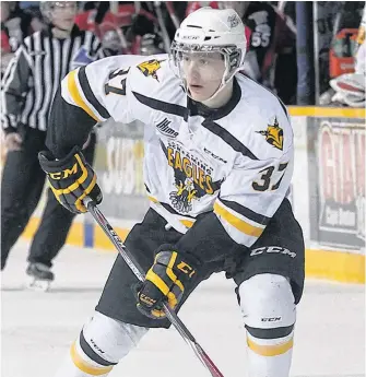  ?? TJ COLELLO • CAPE BRETON POST ?? Former Cape Breton Eagles Evgeny Svechnikov will start the 2020-21 season with the Grand Rapids Griffins of the American Hockey League.