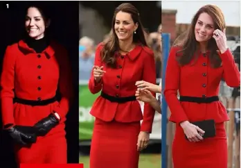  ??  ?? 1. Catherine, Duchess of Cambridge, re-wears her outfits. 2. The Japanese patching technique sashiko. 3 & 4. 3D-customised jeans brand Unspun.