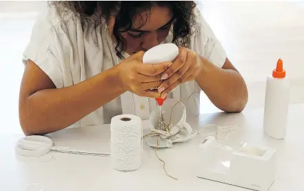  ?? — RENNIE MUSEUM ?? Yoko Ono’s Mend Piece will see visitors to the Rennie Museum attempting to assemble porcelain shards into a semblance of a teacup using twine and tape.