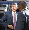  ?? CAROLYN KASTER / AP ?? President Donald Trump’s first national security adviser, Michael Flynn, arrives at court Tuesday in Washington, D.C.