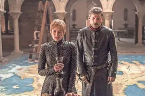  ?? TNS ?? Lena Headey and Nikolaj Coster-Waldau star in the seventh season of “Game of Thrones.”